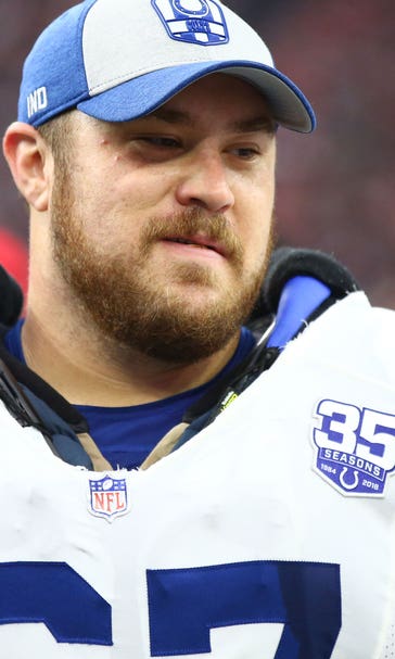 OL Boehm agrees to one-year tender to stay with Colts